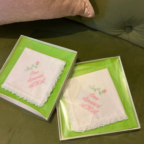 AKA Embroidered Handkerchief - Picture 1 of 2